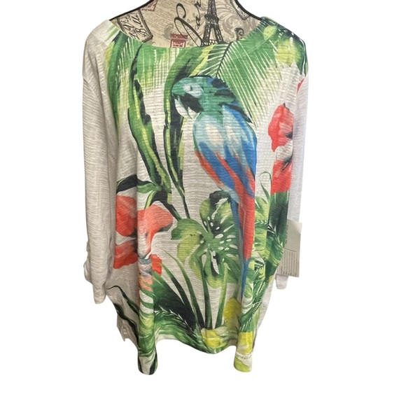 Onque Casuals Tops - Onque Casuals Tropical Parot top